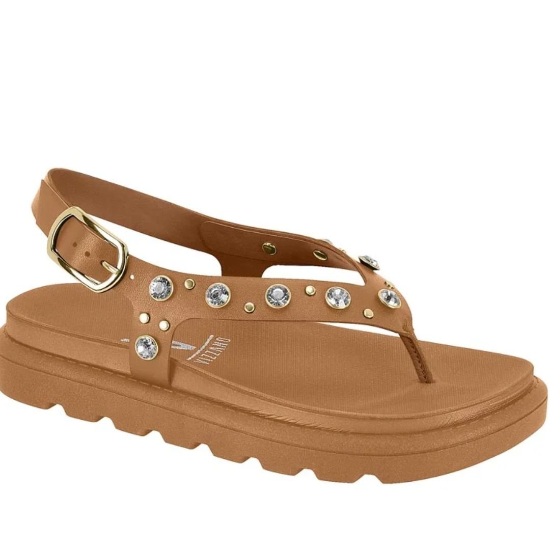 Sandalia Vizzano Camel Feminino Original 6510.125