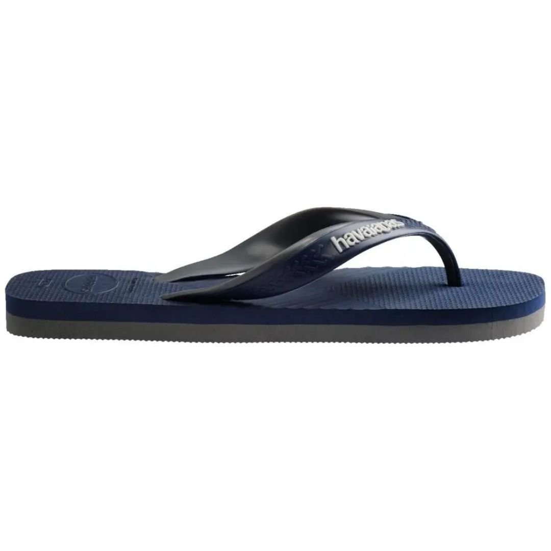 Chinelo Havaianas Marinho Cinza Masculino Dual Original Marinho/Cinza 3