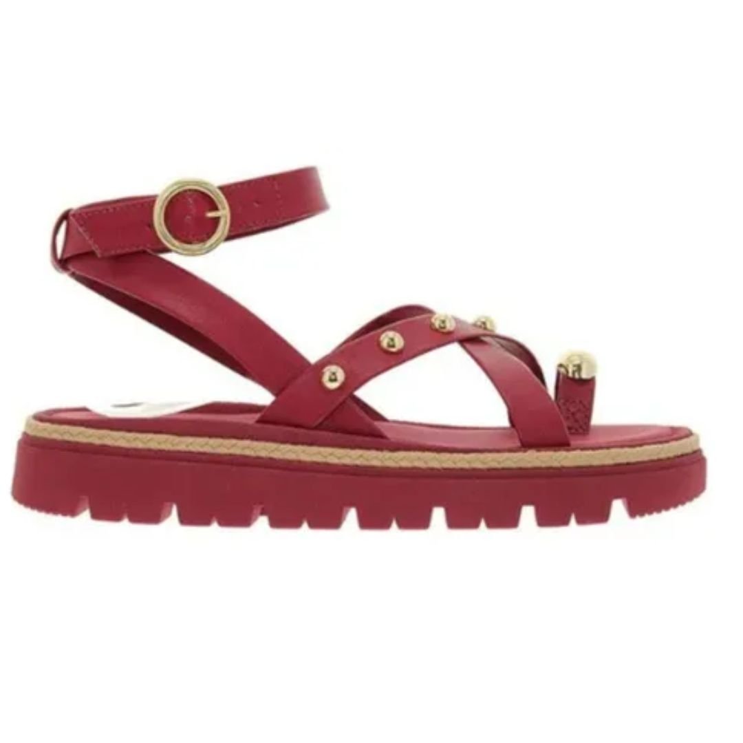 Sandalia Moleca Vermelho Feminino Original 5504.213