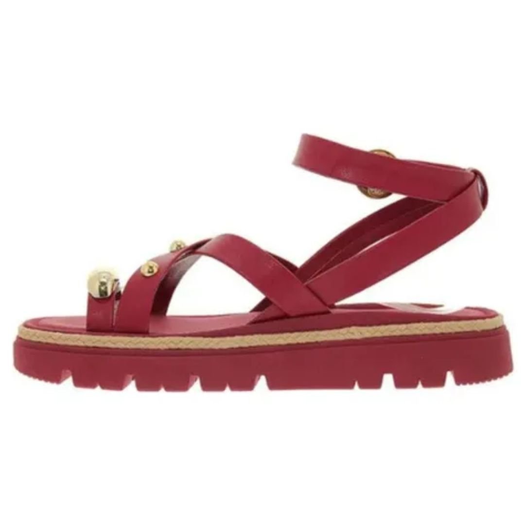 Sandalia Moleca Vermelho Feminino Original 5504.213 Vermelho 2