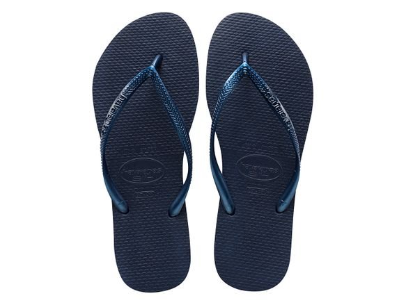 Chinelos Havaianas Marinho Feminino Slim