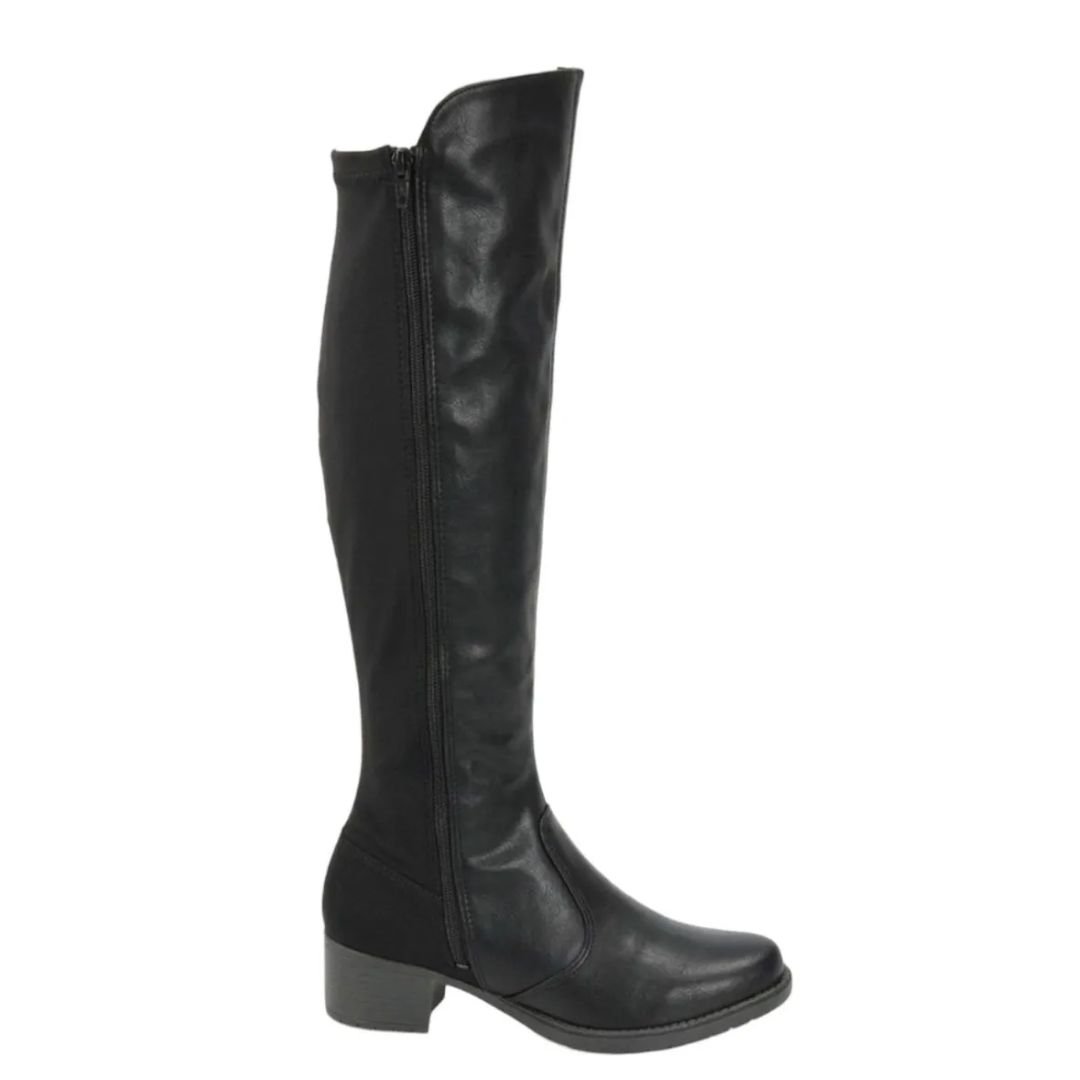 Bota Mississipi Montaria Preto Feminino Original J0334 Preto 2