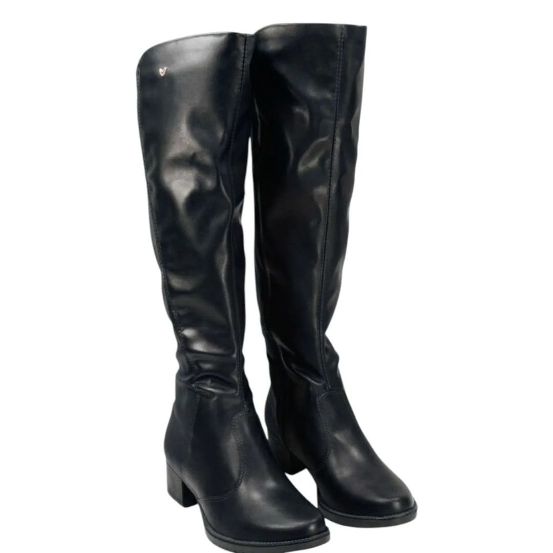Bota Mississipi Montaria Preto Feminino Original J0334 Preto 4