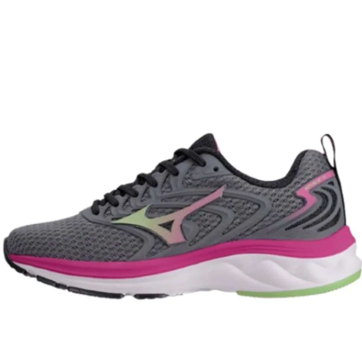Tênis Mizuno Chumbo/Lilás Infantil Space 4 Original