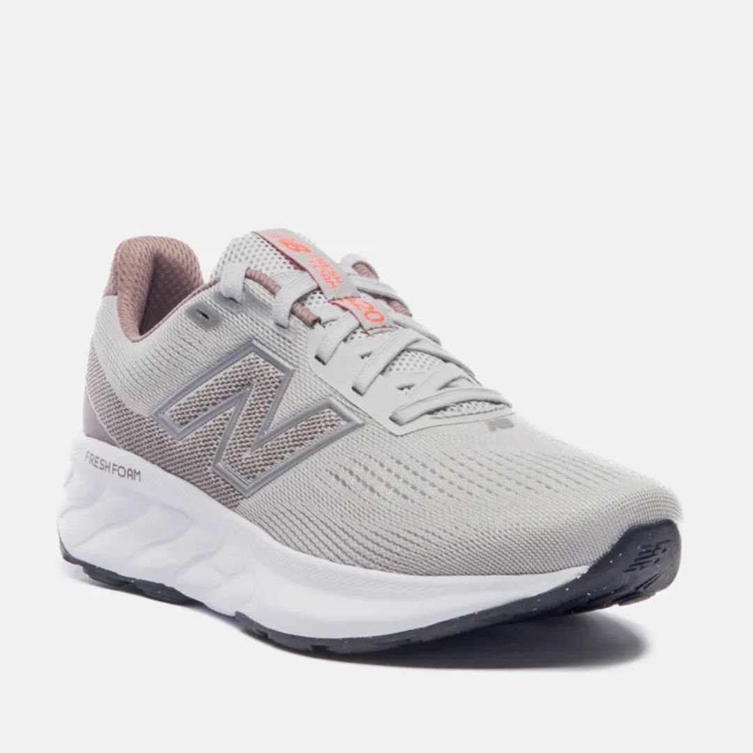 Tenis New Balance Cinza Marrom Feminino 520 V9 Original Cinza/Marrom 2