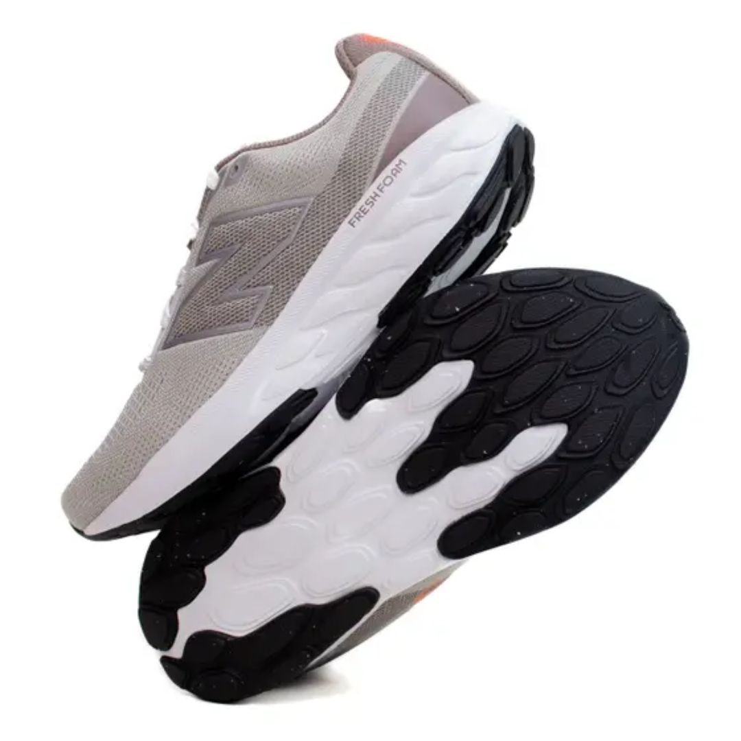 Tenis New Balance Cinza Marrom Feminino 520 V9 Original Cinza/Marrom 5