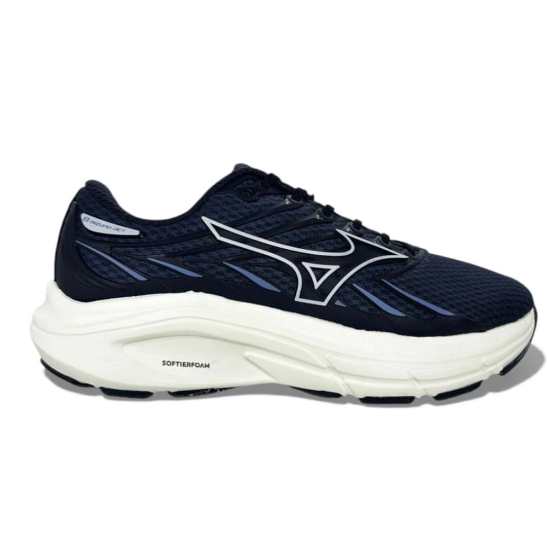 Tenis Mizuno Marinho Infantil Menino Jet 8 Original