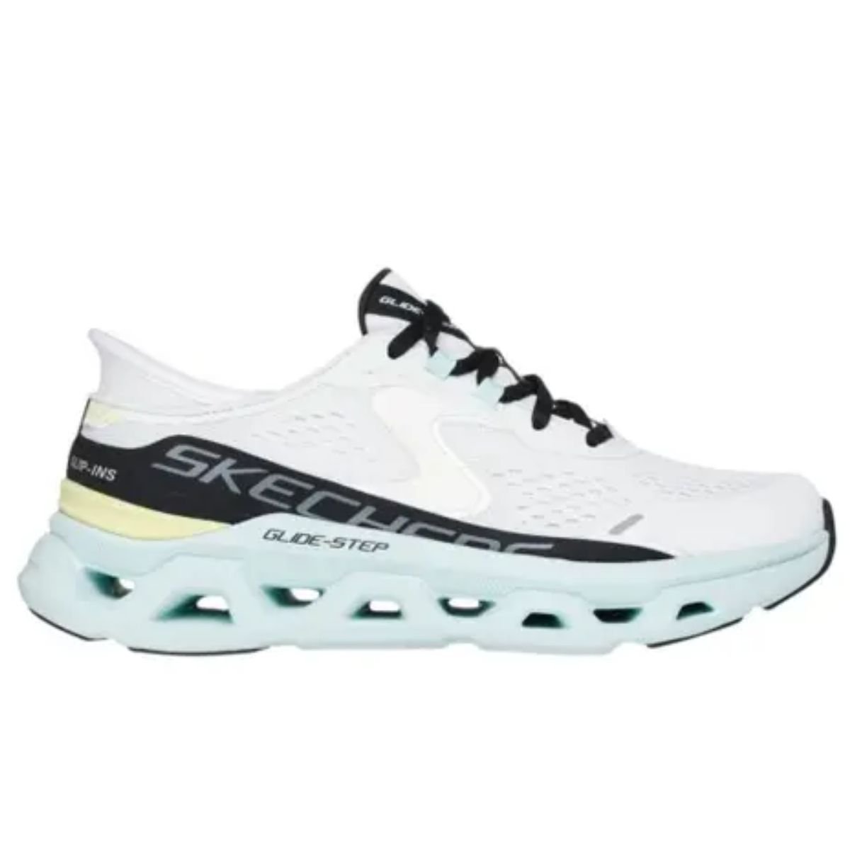 Tenis Skechers Branco Verde Feminino Original 150510