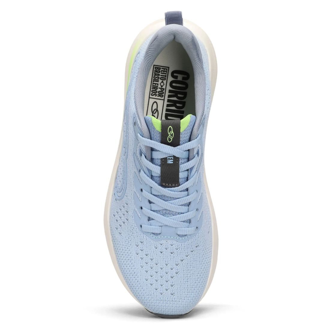 Tenis Olympikus Azul Claro Verde Limao Nuvem Feminino Original Azul Claro/Verde Limão 3