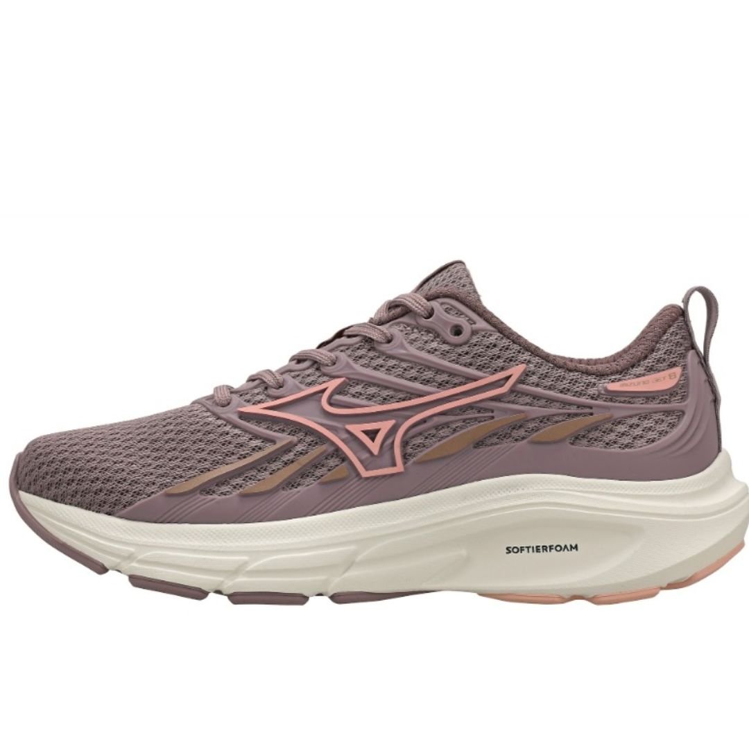 Tenis Mizuno Lavanda Menina Infantil Jet 8 Original