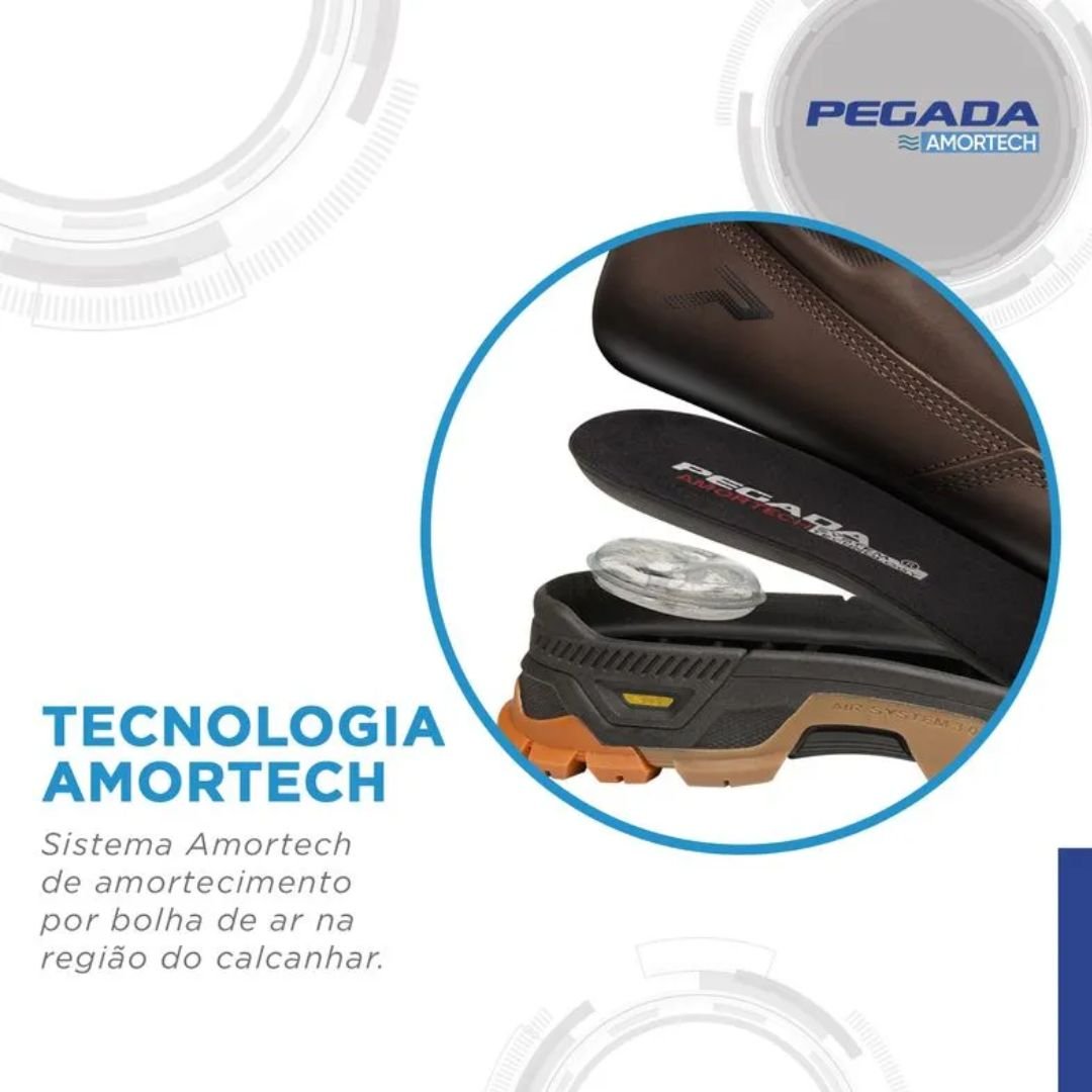 Bota Pegada Preto Masculino Original 150504 Preto 6