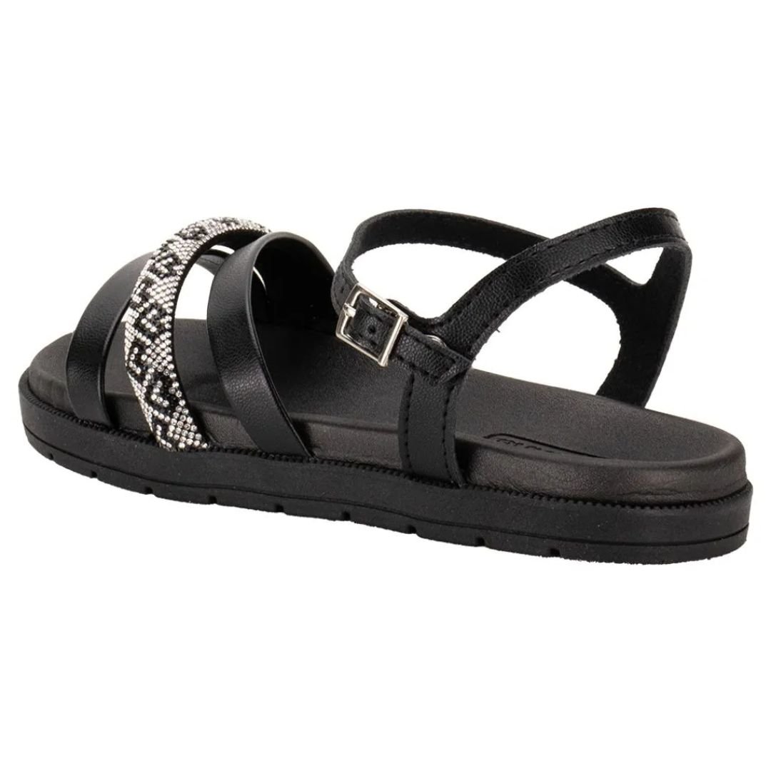 Sandalia Molekinha Preto Menina Infantil Original 2352.113 Preto 4