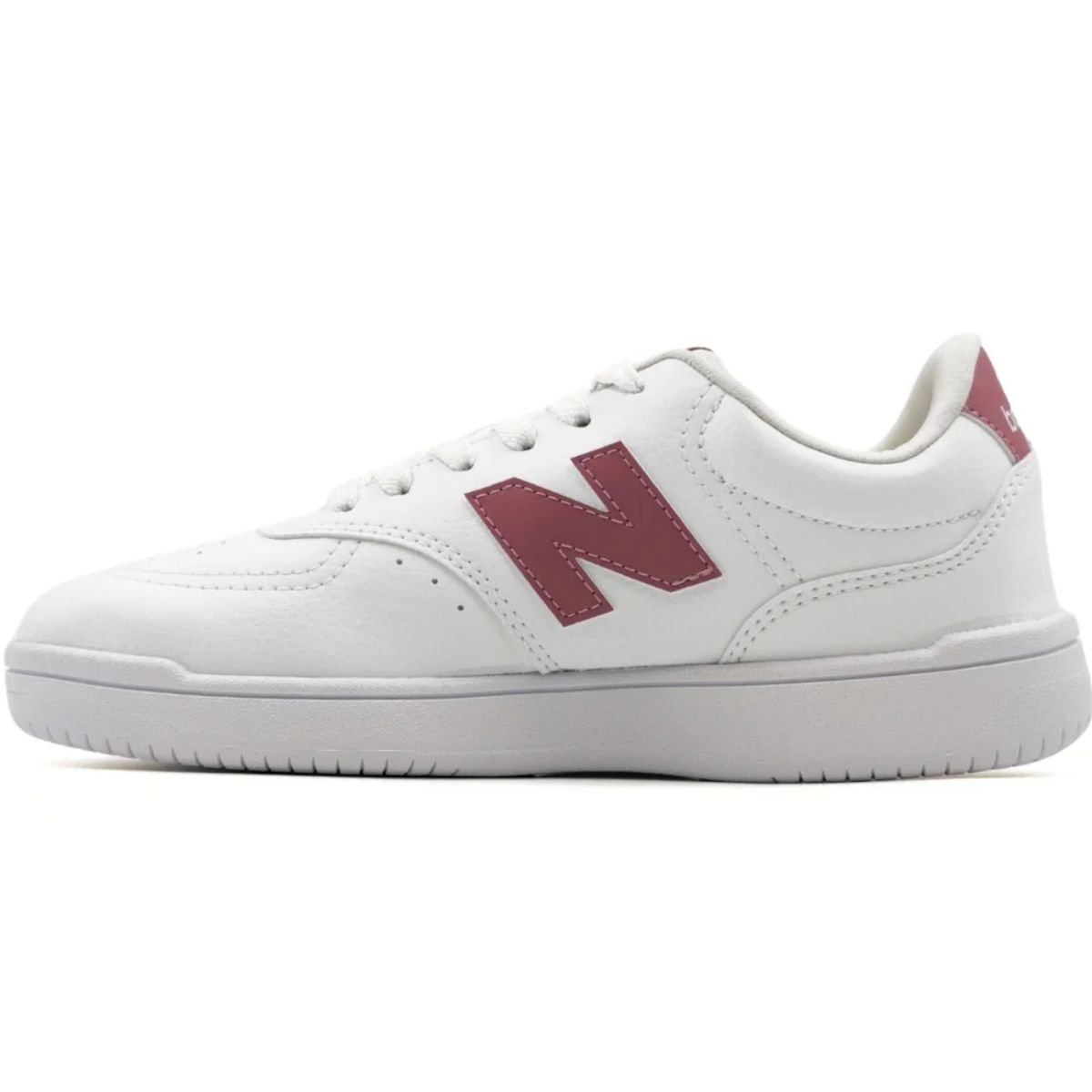Tenis New Balance Branco Rosa Feminino BB80 Original Branco/Rosa 2