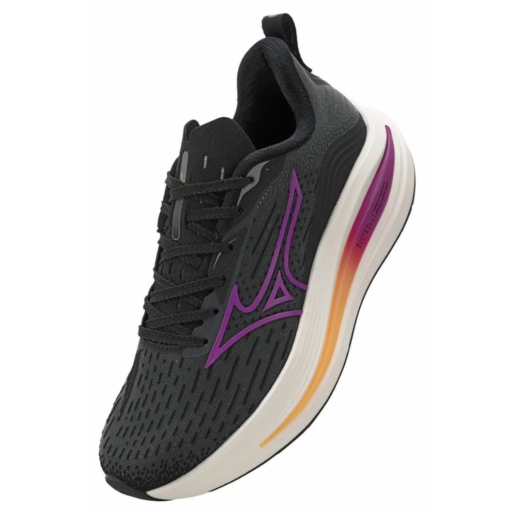 Tenis Mizuno Preto Roxo Feminino Neo Aura Original Preto/Roxo 4