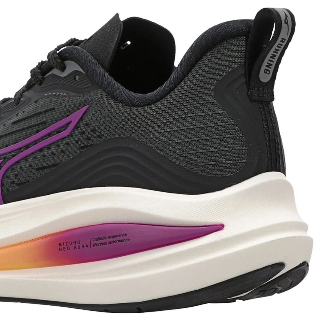 Tenis Mizuno Preto Roxo Feminino Neo Aura Original Preto/Roxo 6