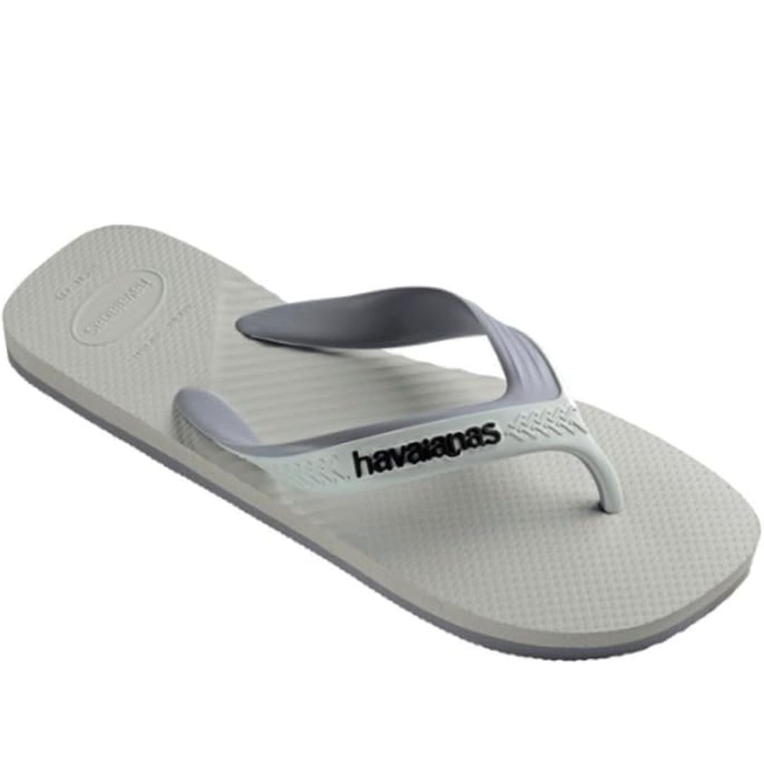 Chinelo Havaianas Branco Cinza Masculino Dual Original Branco/Cinza 2