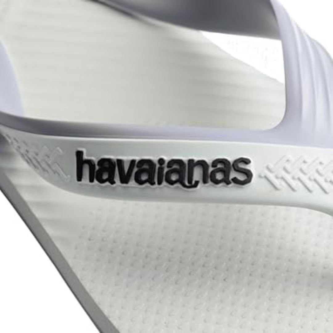 Chinelo Havaianas Branco Cinza Masculino Dual Original Branco/Cinza 5