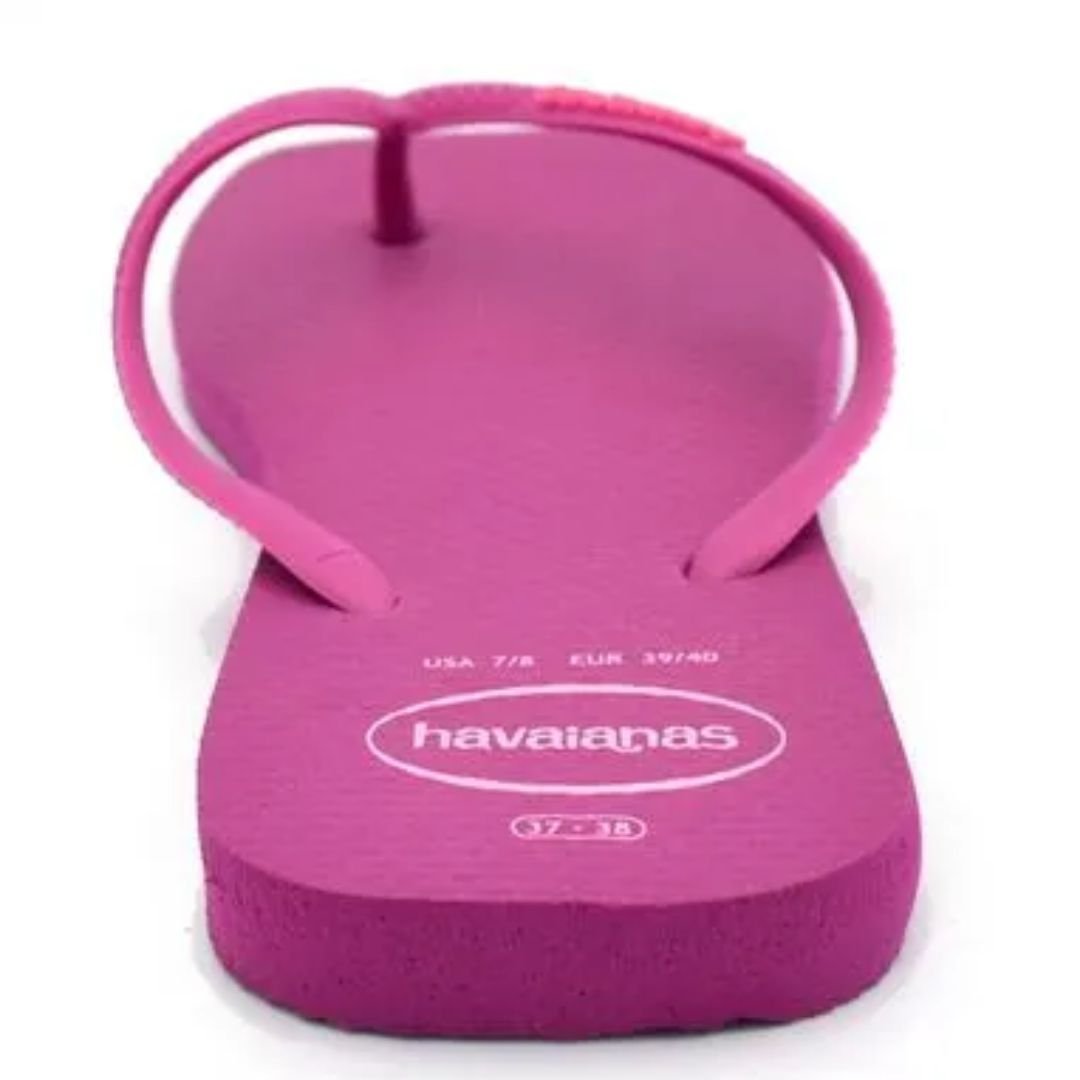 Chinelo Havaianas Rosa Feminino SQ Logo Pop Original Rosa 4