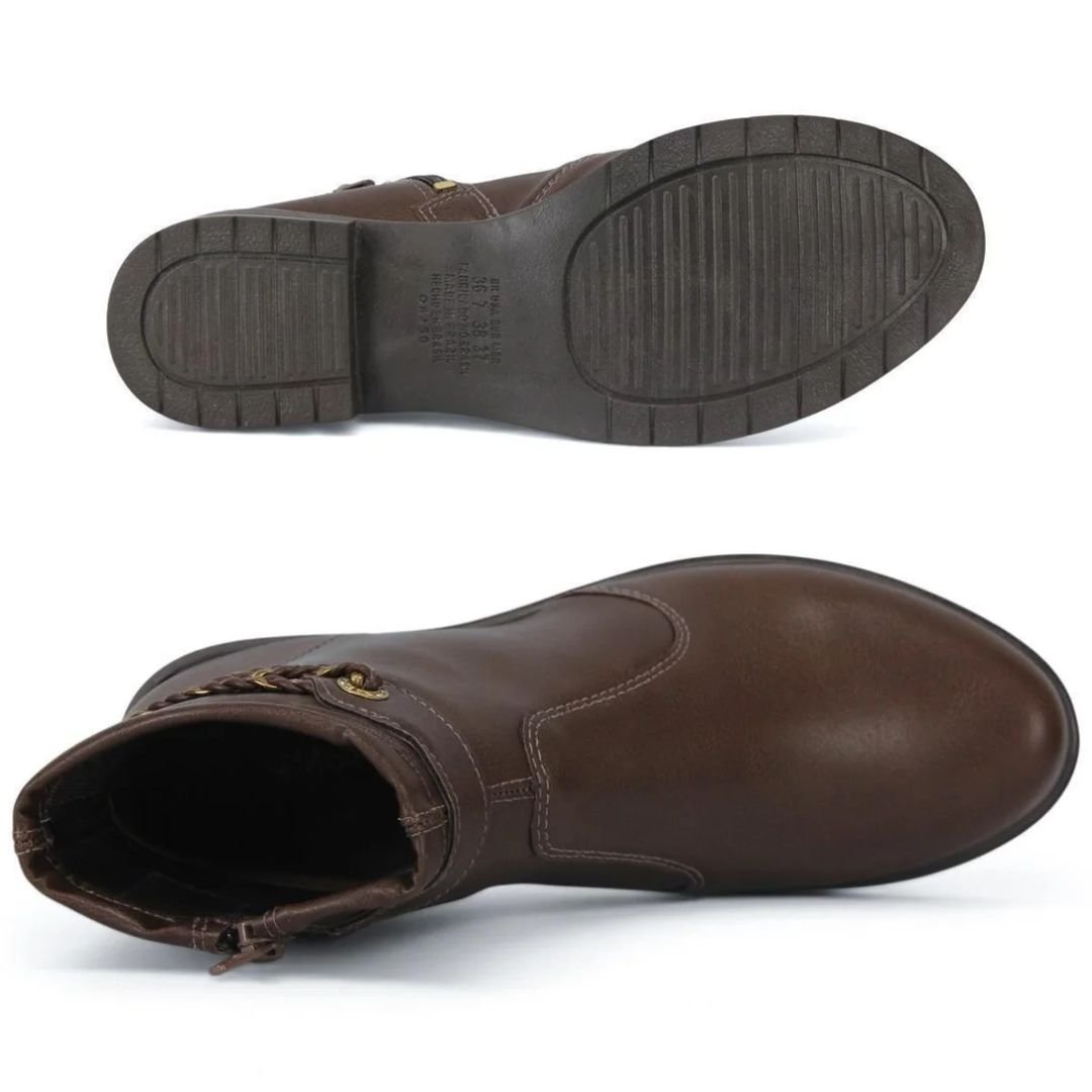 Bota Mississipi Cano Curto Cacau Feminino Original J0801 Cacau 6