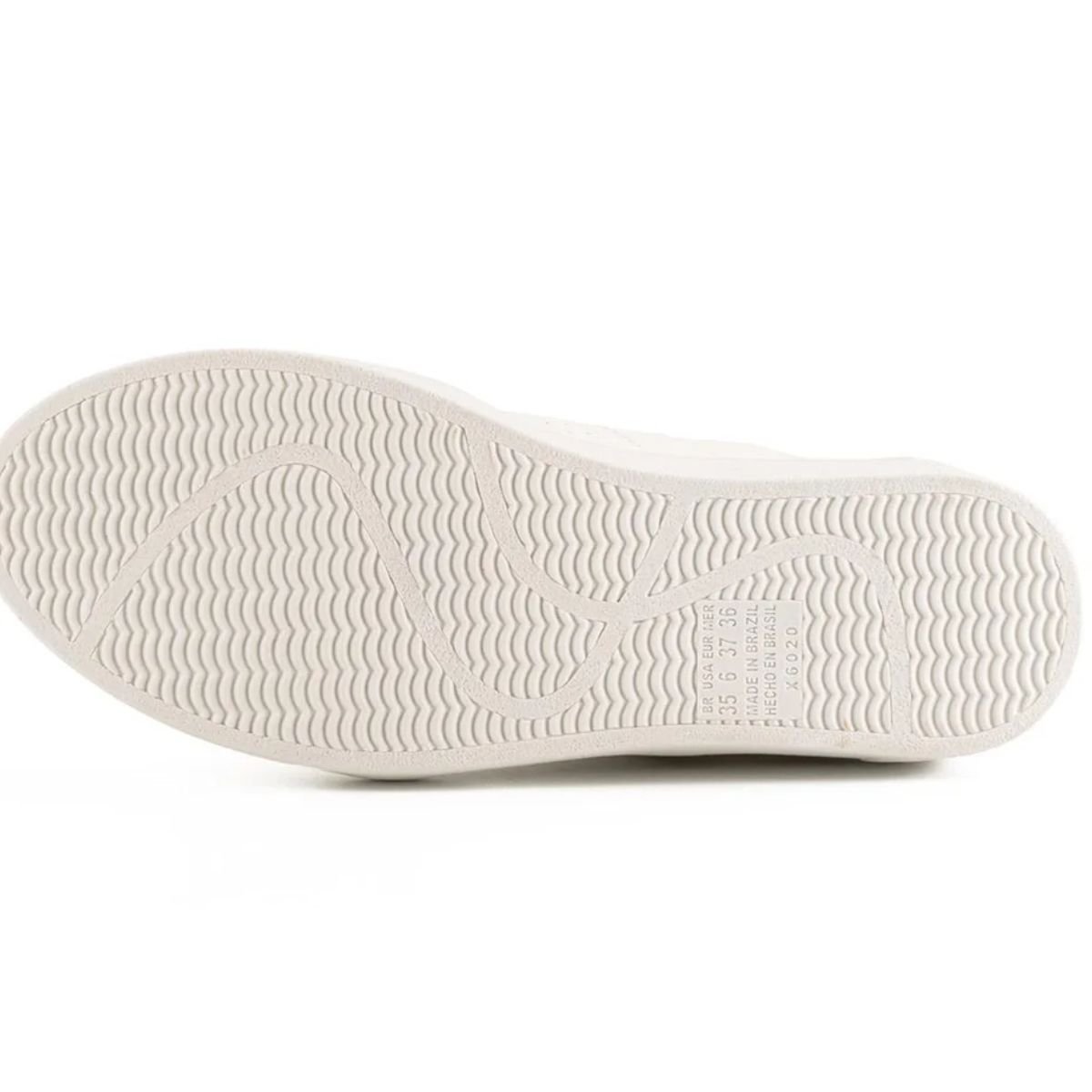 Tenis Mississipi Branco Ouro Feminino Original MB151 Branco/Ouro 5