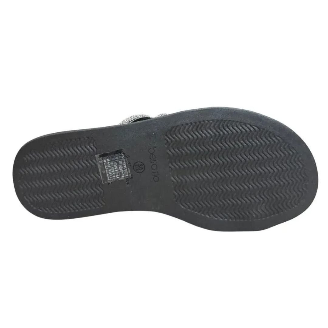 Chinelo Beira Rio Preto Feminino Original 8488.125 Preto 4