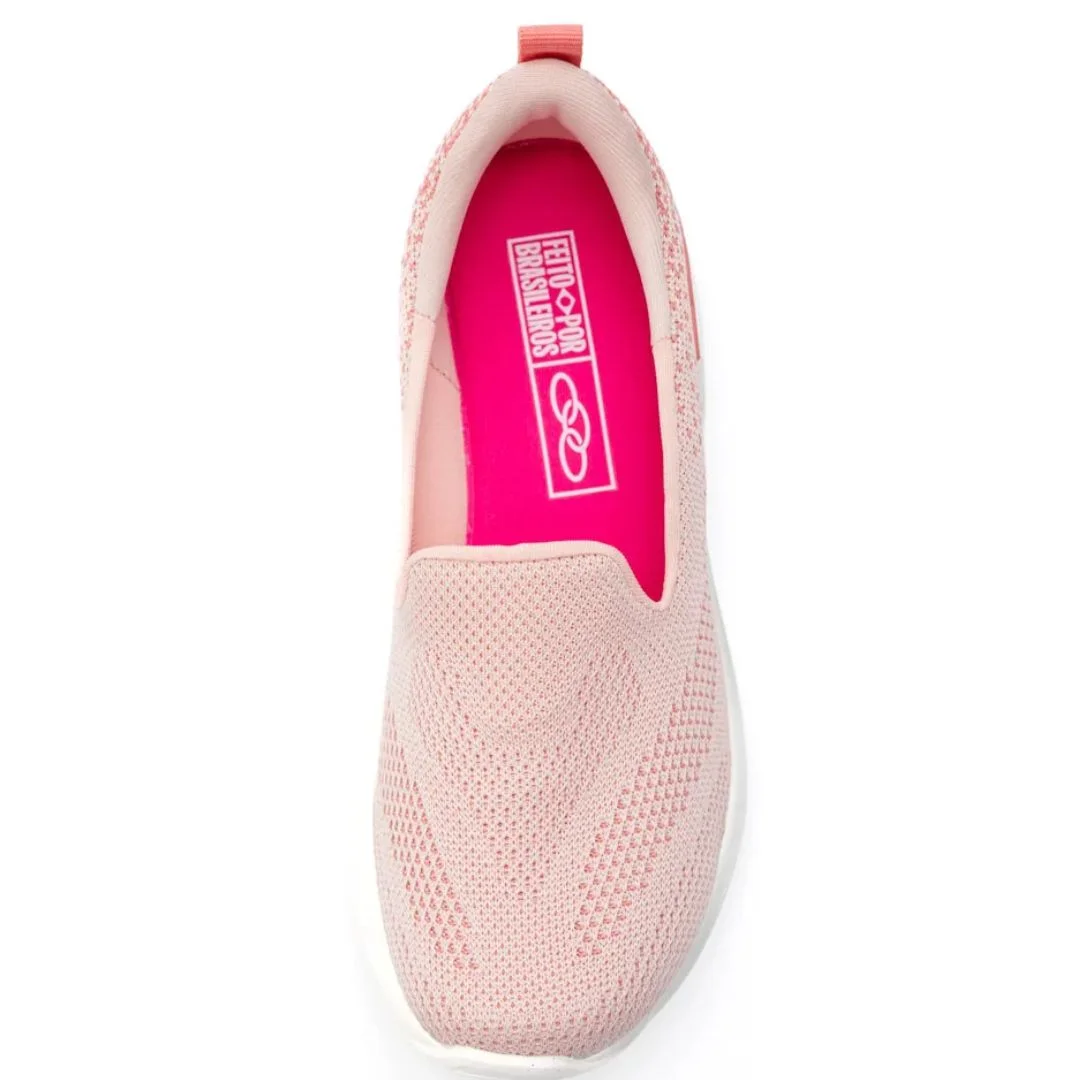 Tenis Olympikus Rosa Claro Feminino Safira Original Rosa Claro 2