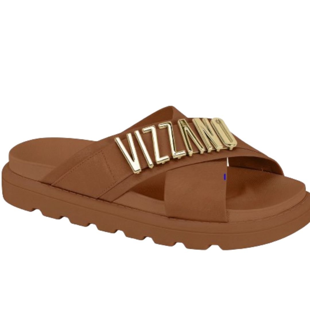 Chinelo Vizzano Mocca Feminino Original 6510.122