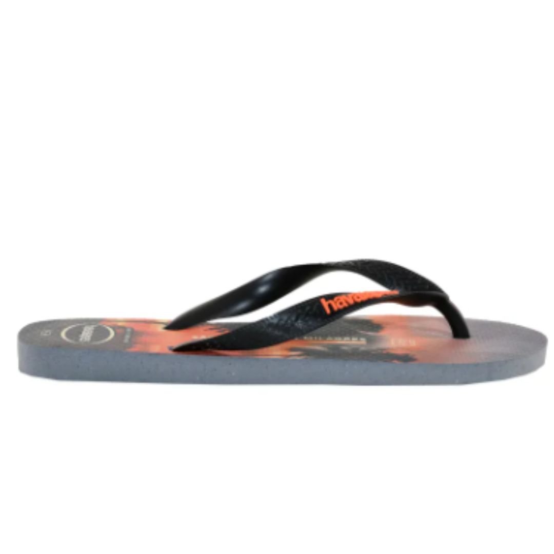 Chinelo Havaianas Cinza Masculino Top Surfer Original