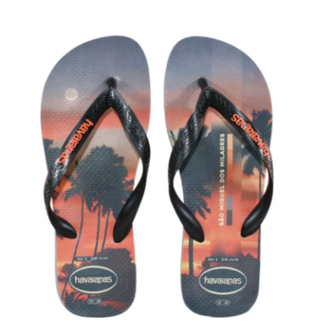Chinelo Havaianas Cinza Masculino Top Surfer Original Cinza 4