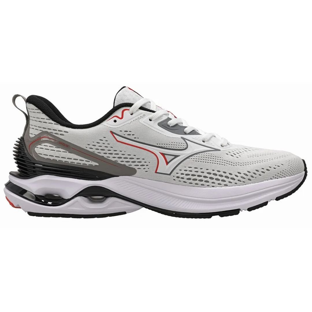 Tenis Mizuno Branco Masculino Wave Dynasty 8 Original