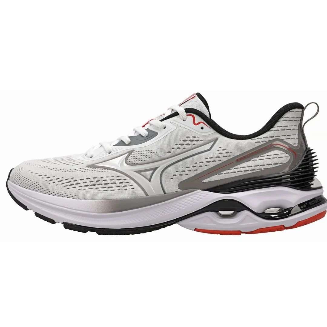 Tenis Mizuno Branco Masculino Wave Dynasty 8 Original Branco 2