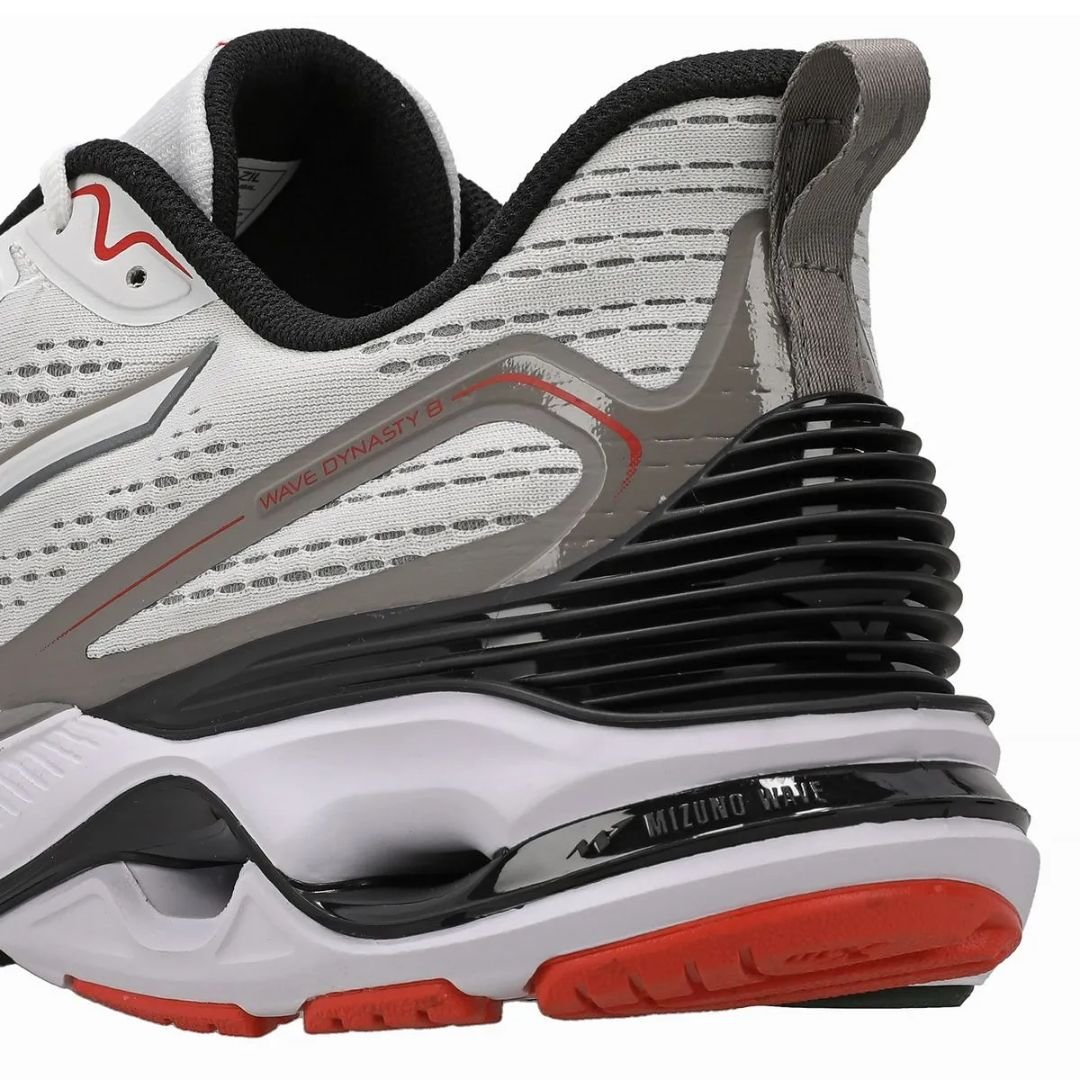 Tenis Mizuno Branco Masculino Wave Dynasty 8 Original Branco 6