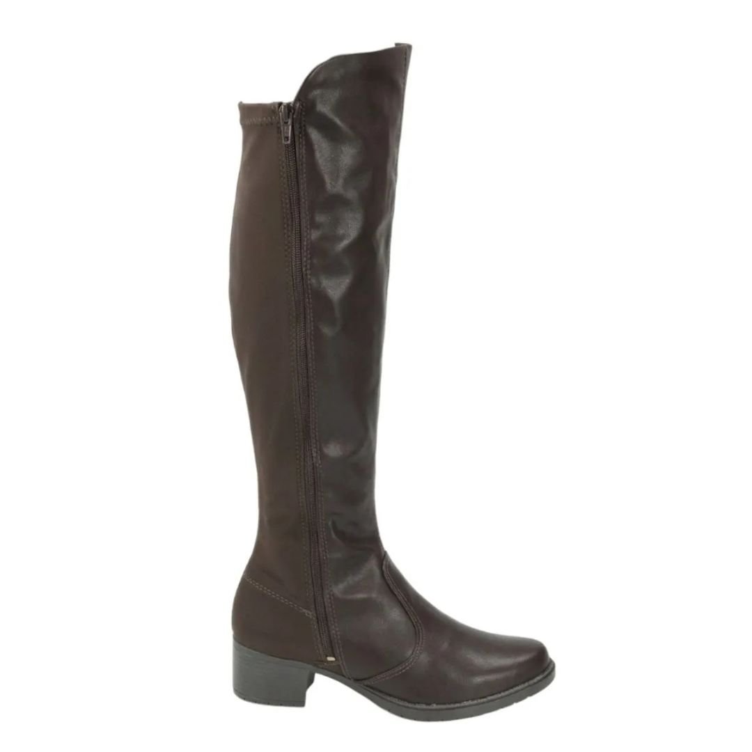 Bota Mississipi Café Montaria Feminino Original J0334 Café 2