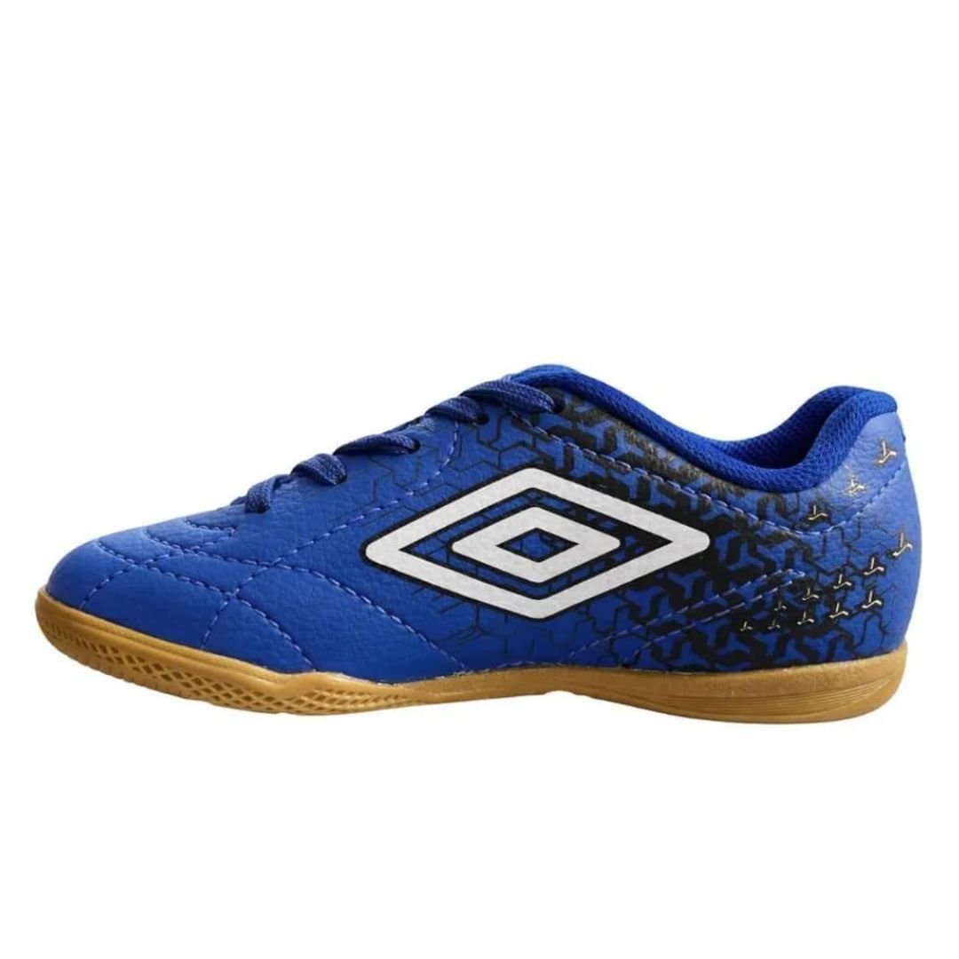 Chuteira Futsal Umbro Infantil Royal Branco Class Neo Jr Original Branco 2