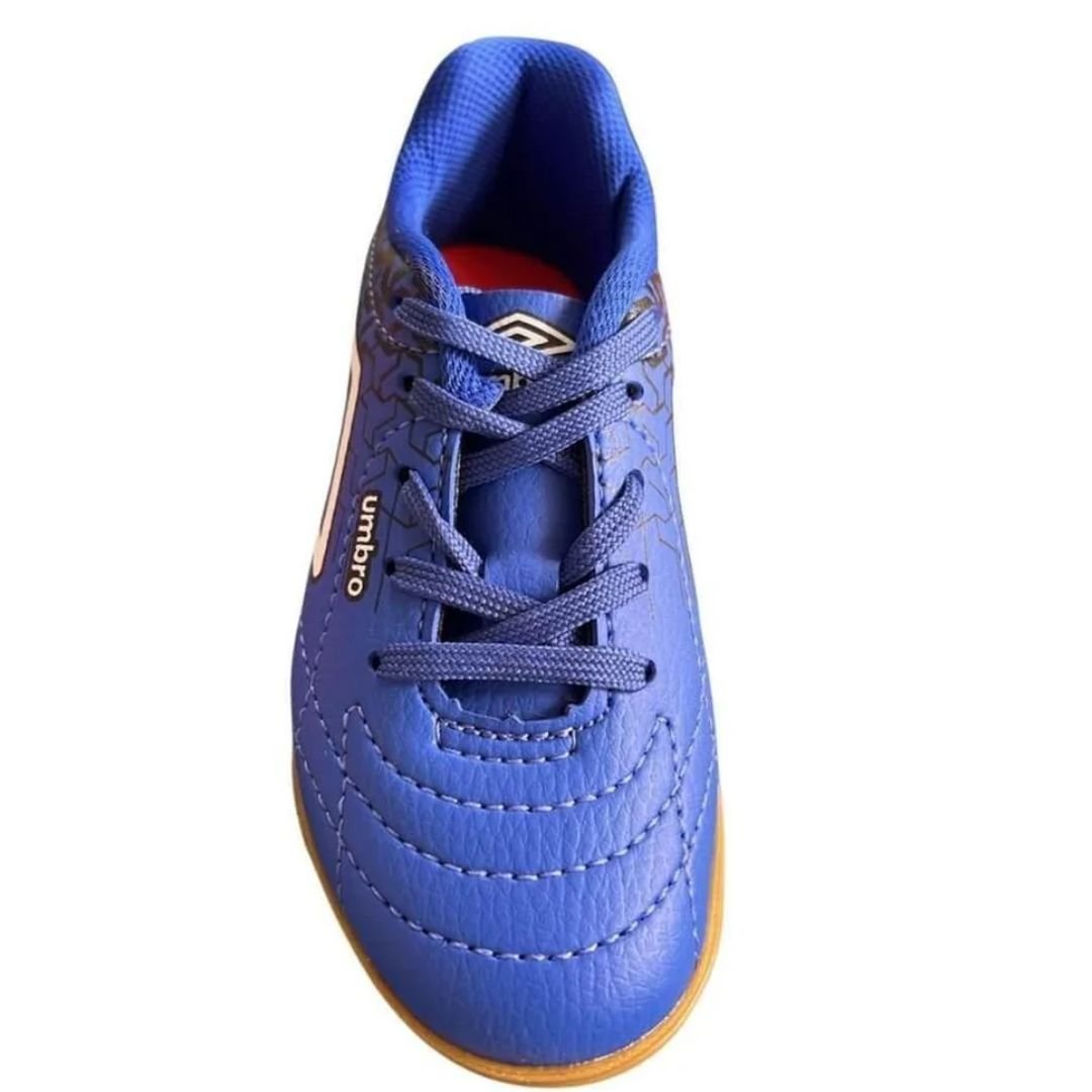 Chuteira Futsal Umbro Infantil Royal Branco Class Neo Jr Original Branco 3