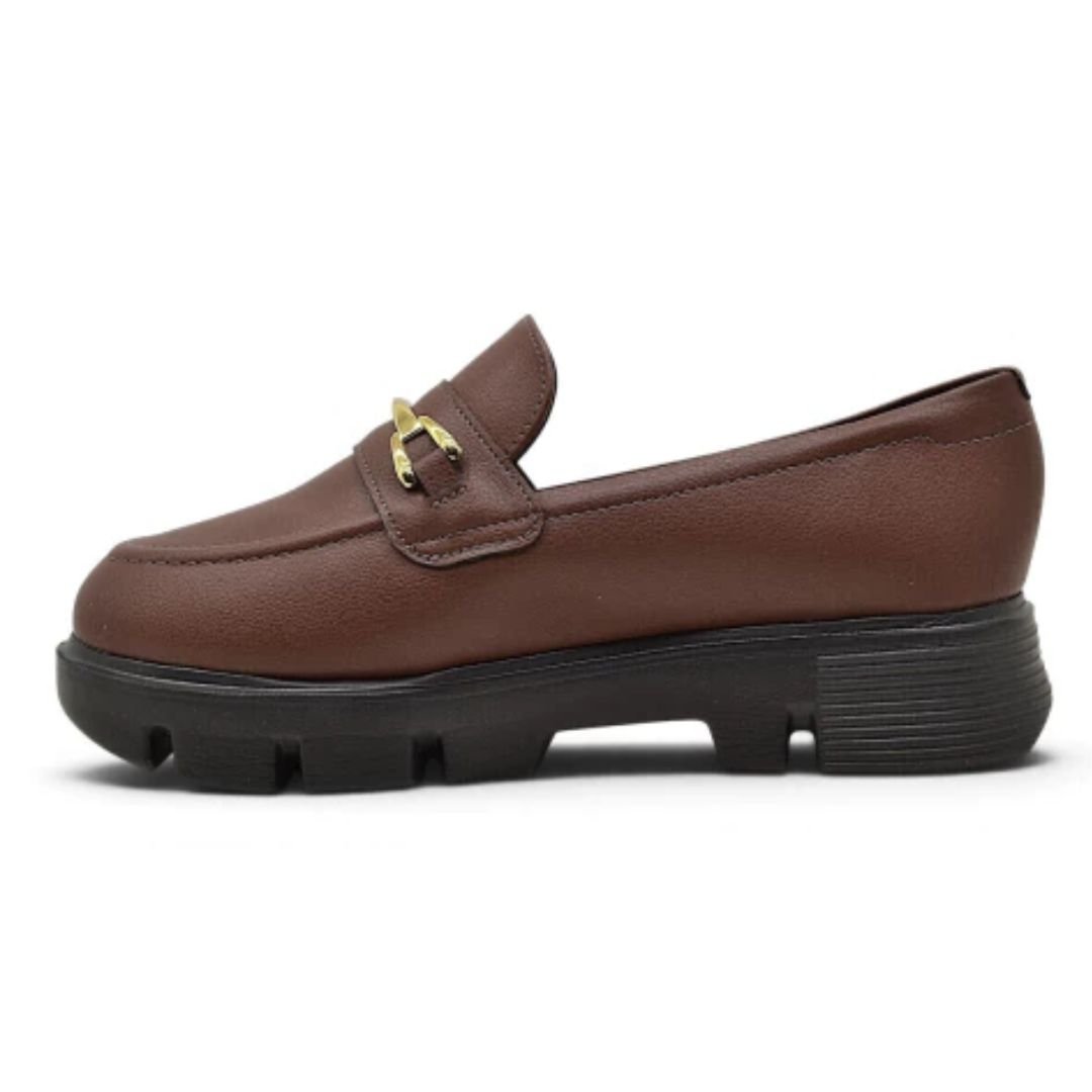 Mocassim Modare Tratorado Café Feminino Original 7409.102 Café 2
