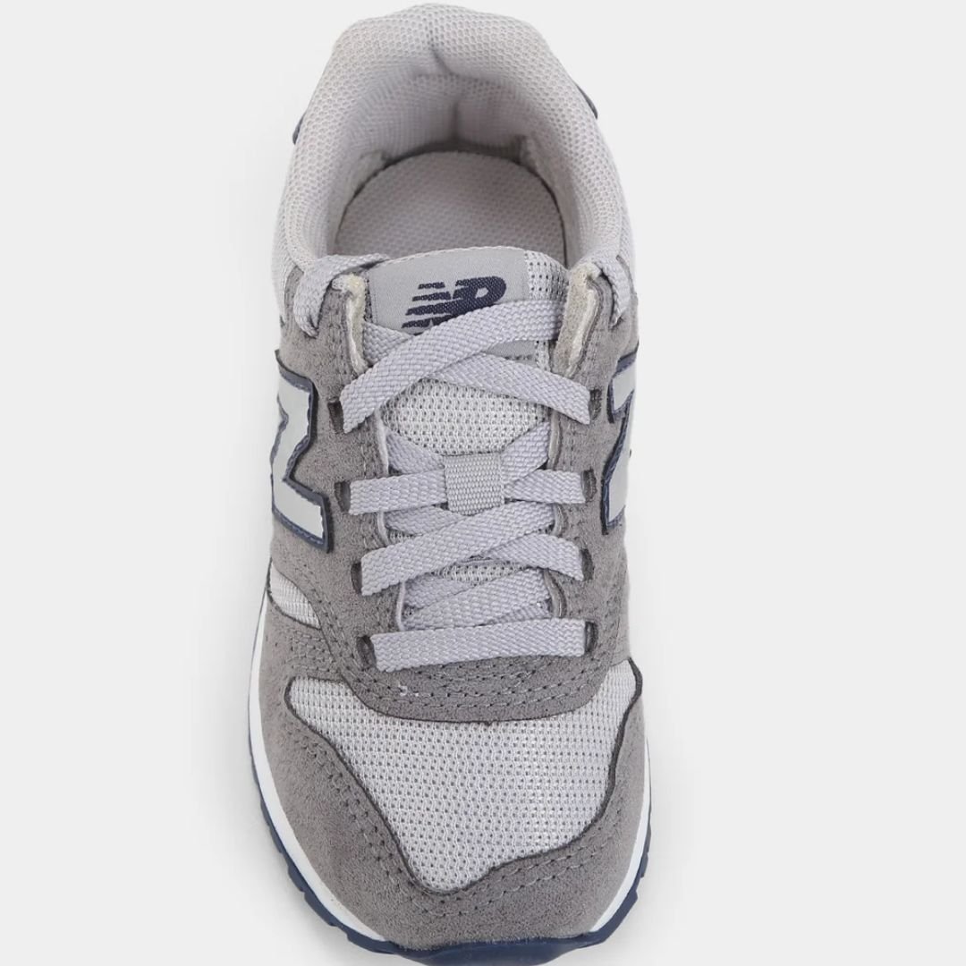 Tenis New Balance Cinza Infantil Menino Original  373 Cinza 3