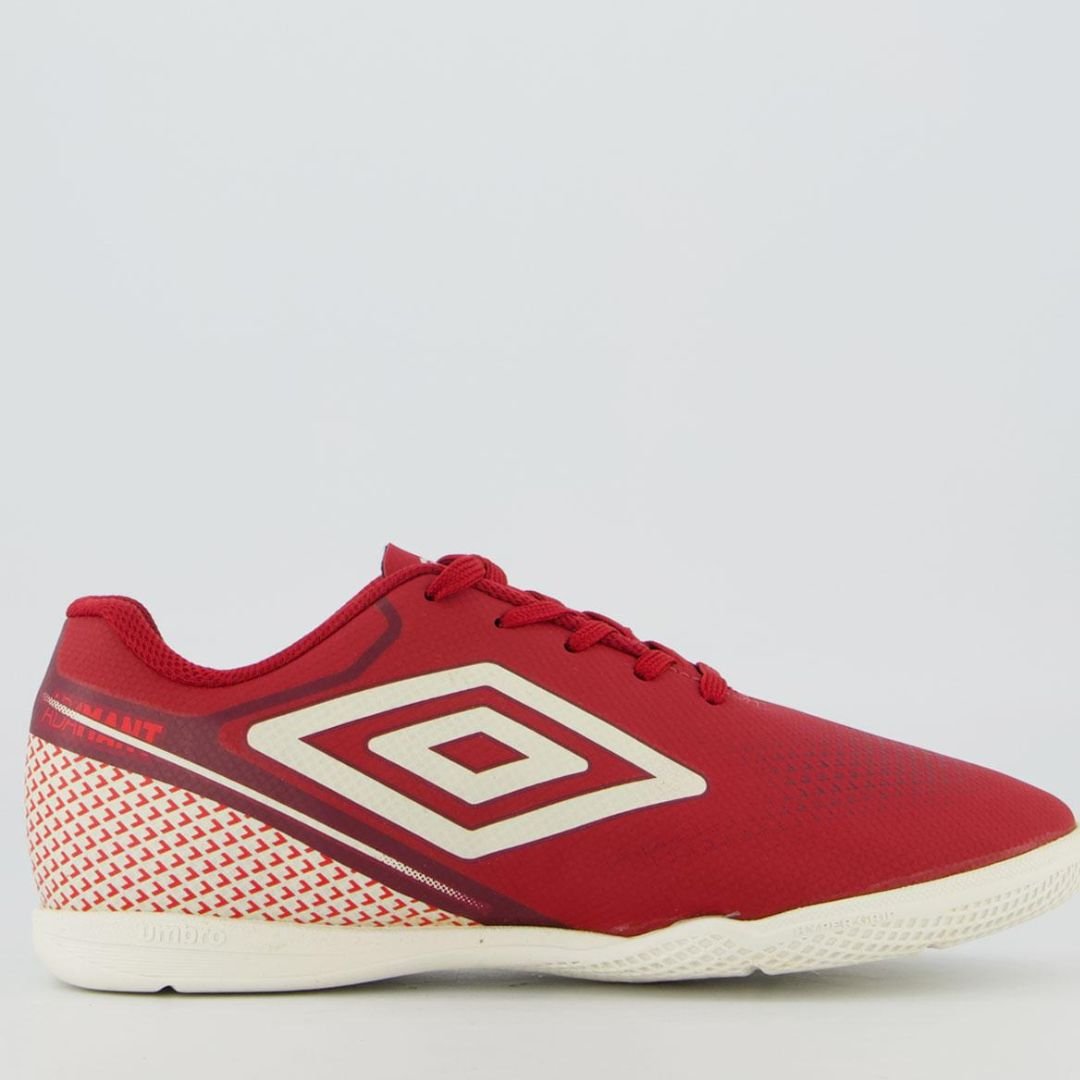Chuteira Futsal Umbro Infantil Menino Vinho Adamant Top Speed Jr Original