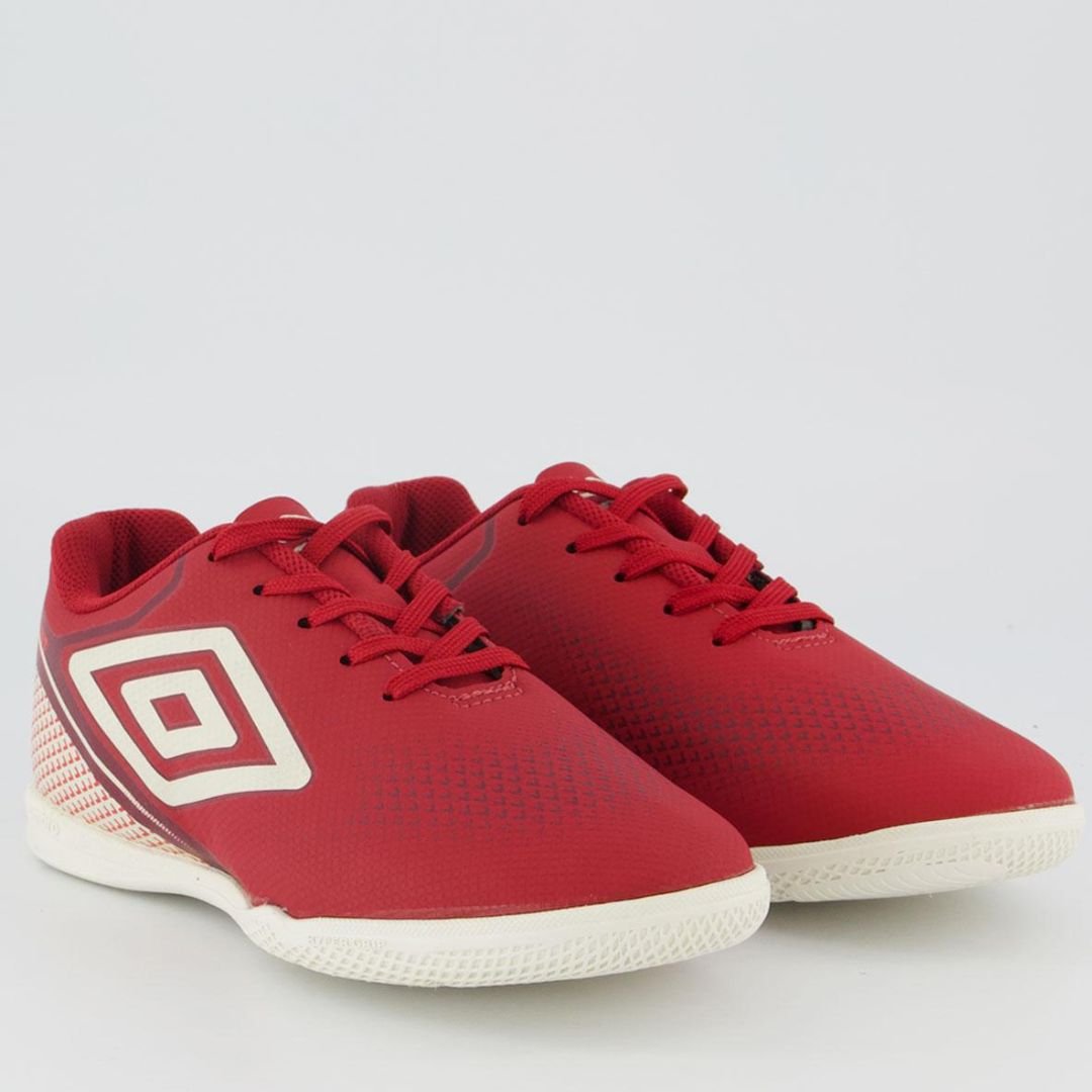 Chuteira Futsal Umbro Infantil Menino Vinho Adamant Top Speed Jr Original Vinho 2