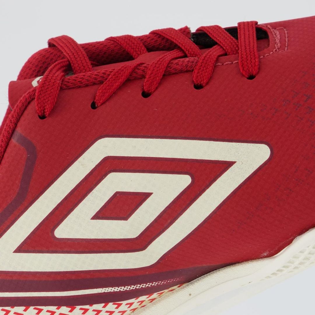 Chuteira Futsal Umbro Infantil Menino Vinho Adamant Top Speed Jr Original Vinho 3
