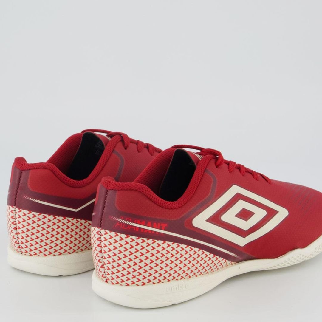 Chuteira Futsal Umbro Infantil Menino Vinho Adamant Top Speed Jr Original Vinho 5