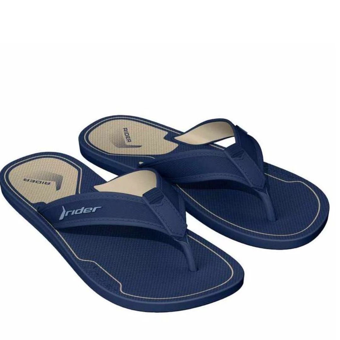 Chinelo Rider Azul Bege Masculino Sense Original 12701 Azul/Bege 2