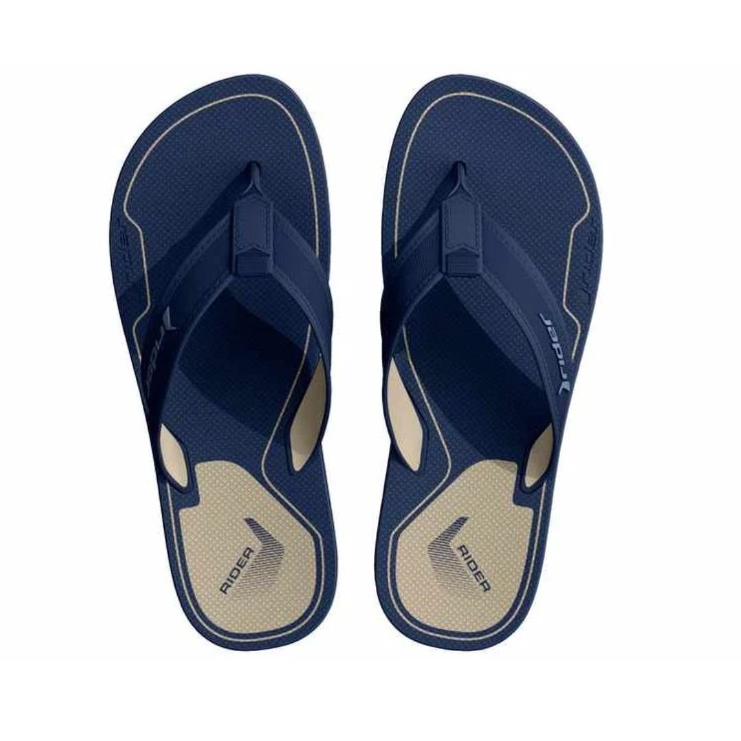 Chinelo Rider Azul Bege Masculino Sense Original 12701 Azul/Bege 3