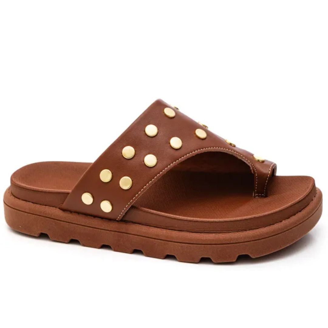 Chinelo Vizzano Brown Feminino Original 6510.117