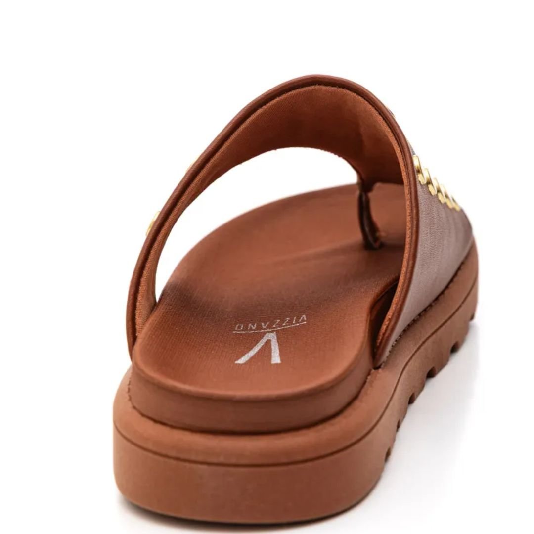 Chinelo Vizzano Brown Feminino Original 6510.117 Marrom 3