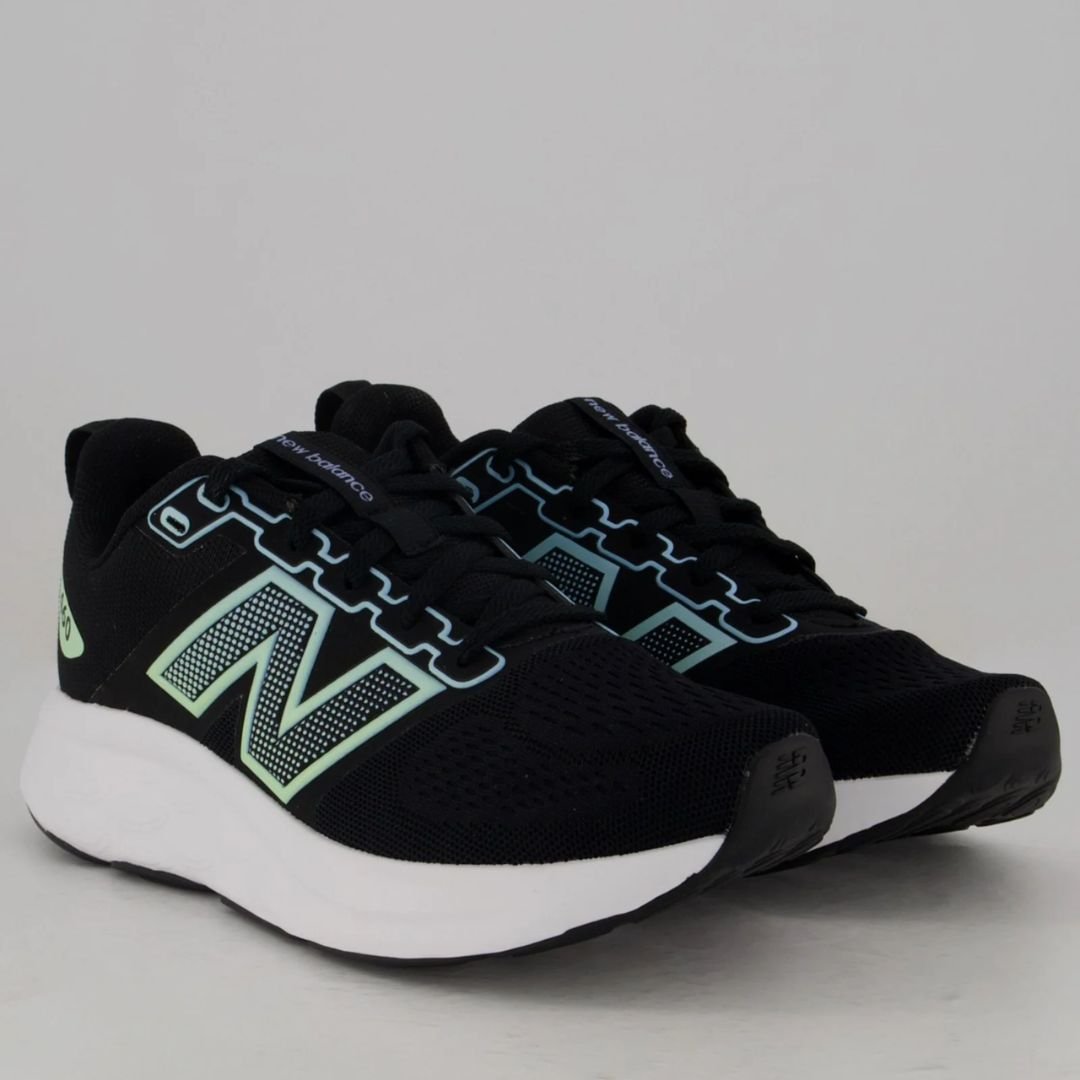 Tenis New Balance Preto Azul Feminino 460 V4 Original Preto/Azul 2