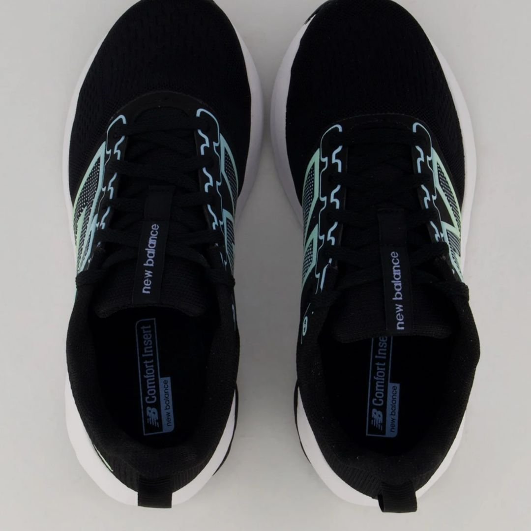 Tenis New Balance Preto Azul Feminino 460 V4 Original Preto/Azul 3