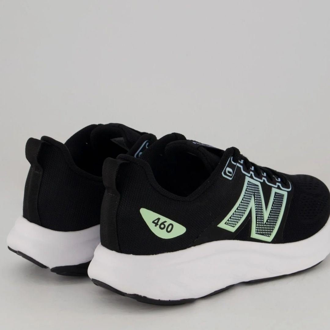 Tenis New Balance Preto Azul Feminino 460 V4 Original Preto/Azul 4