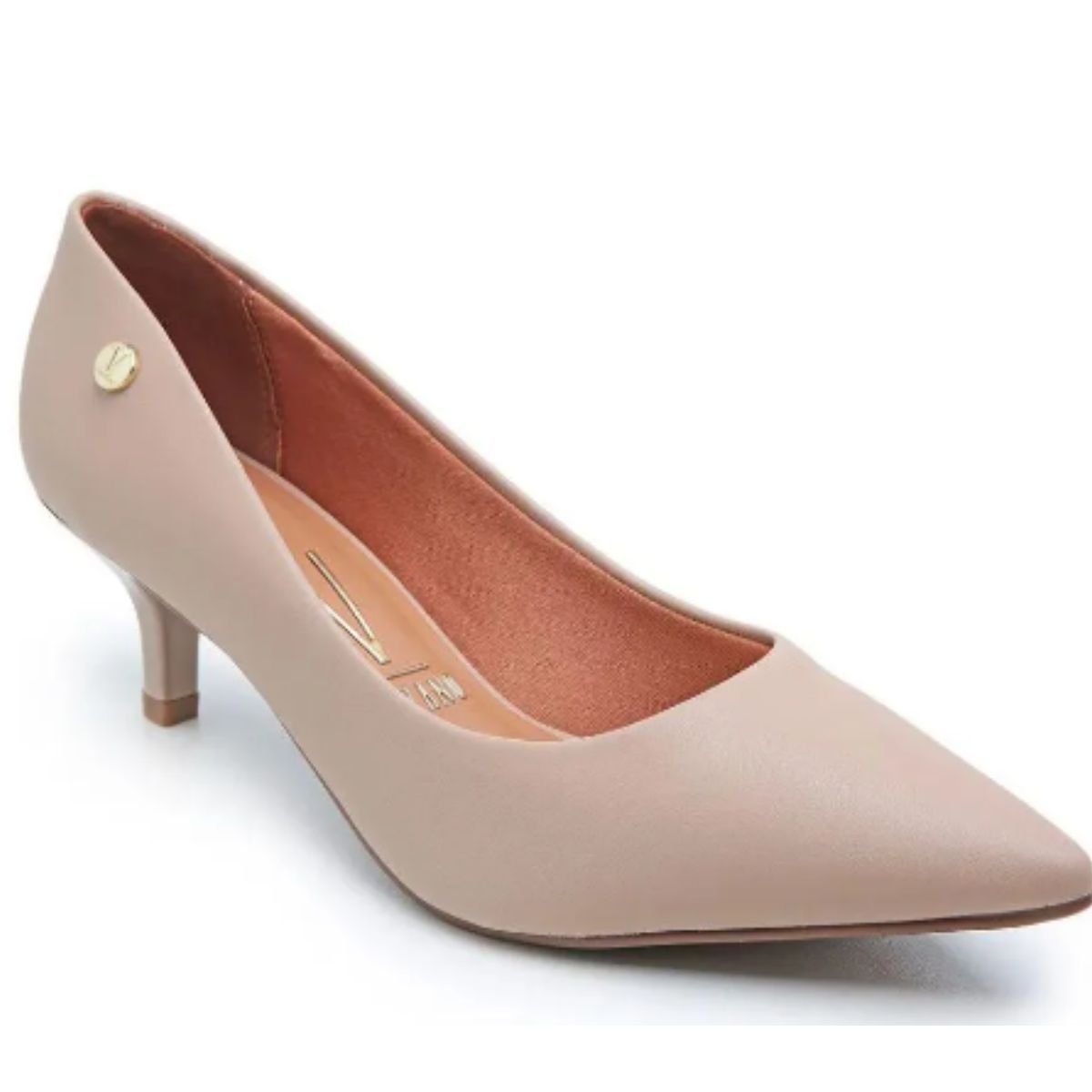 Scarpin Napa Vizzano Bege Feminino 1122.828
