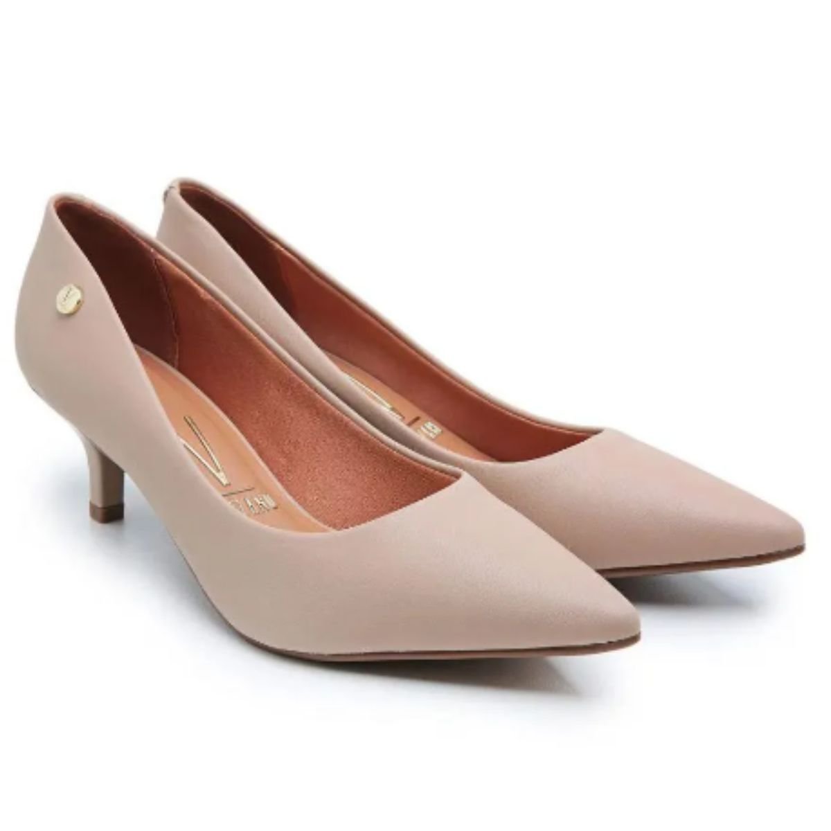 Scarpin Napa Vizzano Bege Feminino 1122.828 Bege 2
